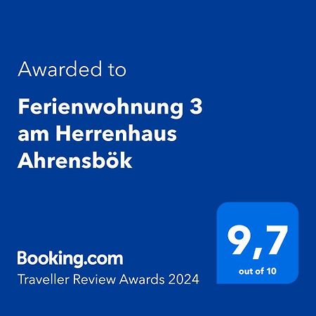 Ferienwohnung 3 Am Herrenhaus Ahrensboek Ahrensbok エクステリア 写真